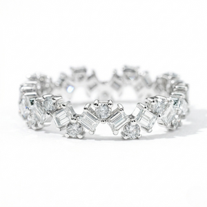 Gold ring — 18K White Gold Lab Diamond Ring by J.Collins