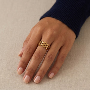 Mesh Hollow Ring
