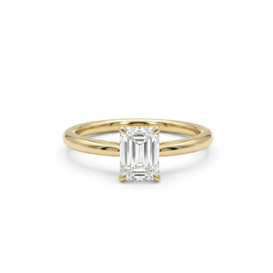 Gold ring — 14K Yellow Gold Lab Diamond Ring-Basket 1.01ct by J.Collins