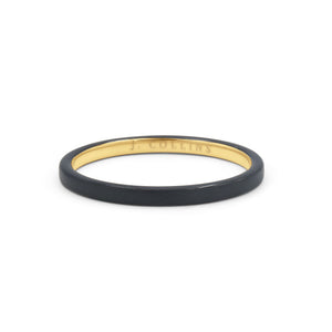 The Halo ring with 'J. Collins' engraving on a white background- J.Collins Jewelry