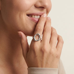 Hollow Oval Statement Ring