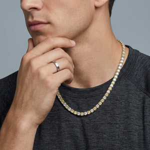 Italian Two Tone Bead Necklace
