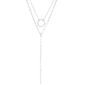 Cascading Ring Bar Choker