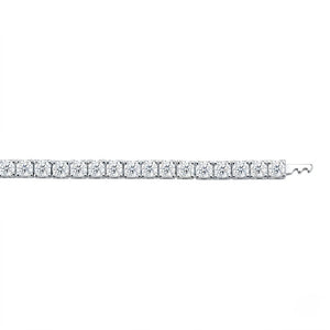 VVS1 GRA Moissanite Flower Charm Tennis Bracelet