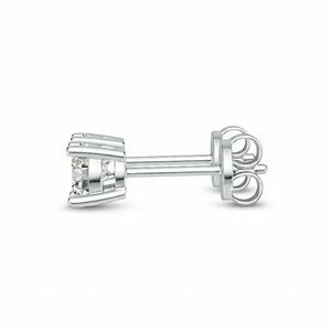 Diamond stud earrings on a white background - 10K_Gold_Lab_Diamond_Earrings_0.418ct - J. Collins Jewelry 