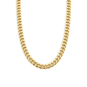 Gold cuban link chain — Iconic Cuban Chain 10mm (Gold) by J.Collins