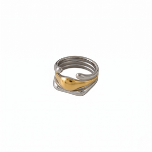 Ring — Interlocking Metal Band by J.Collins