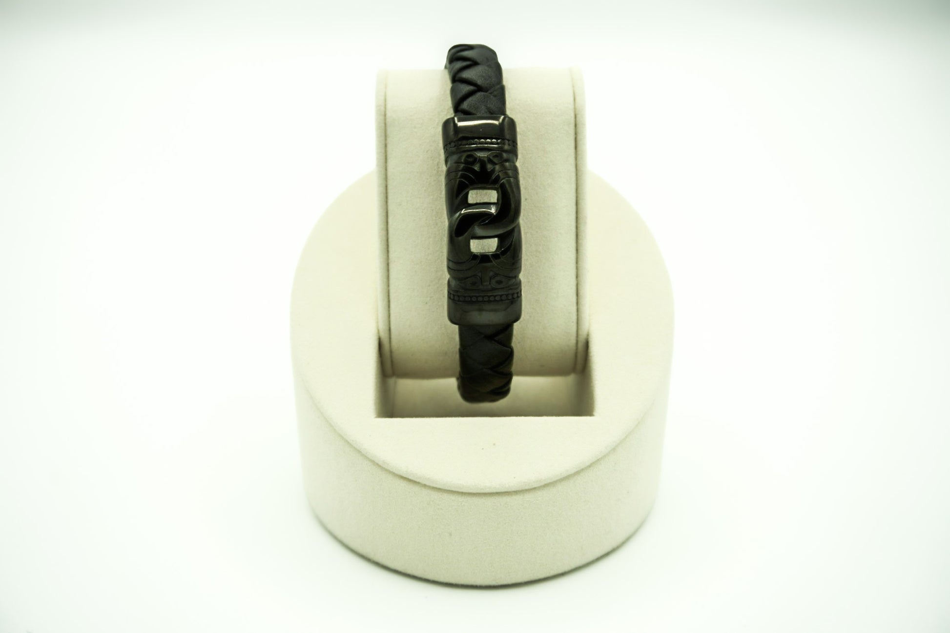 Interlock Leather Bracelet