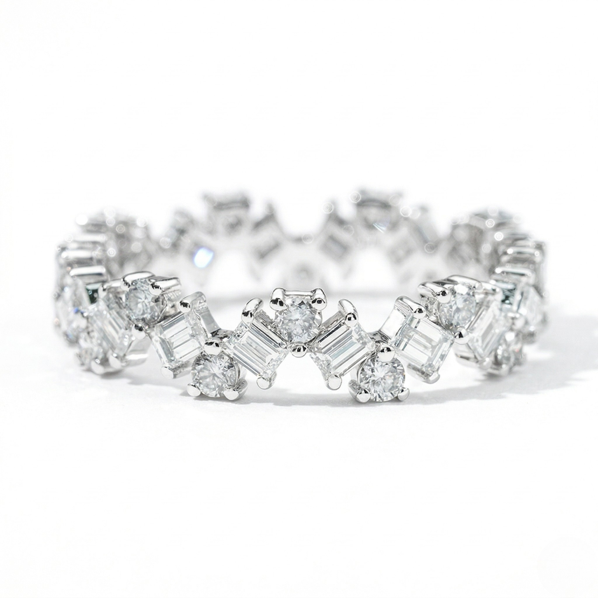 Gold ring — 18K White Gold Lab Diamond Ring by J.Collins