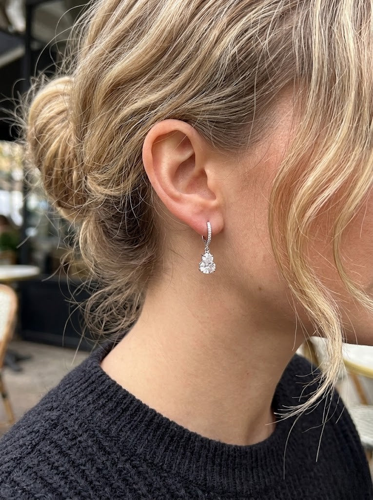 Huggie Dangle Earrings