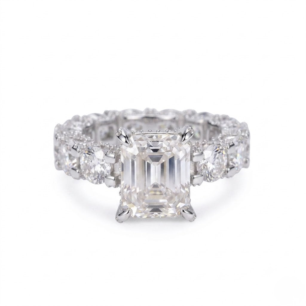 5ct Multi Cut Statement Ring Set
