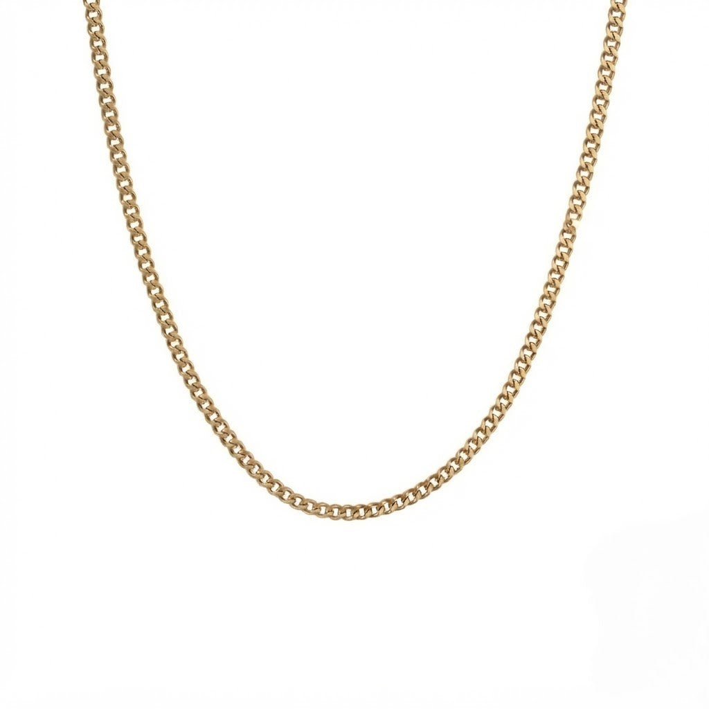 Cuban Chain 4mm (Gold)