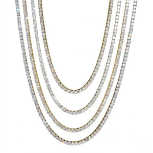 Classic Moissanite VVS Diamond Tennis Chain