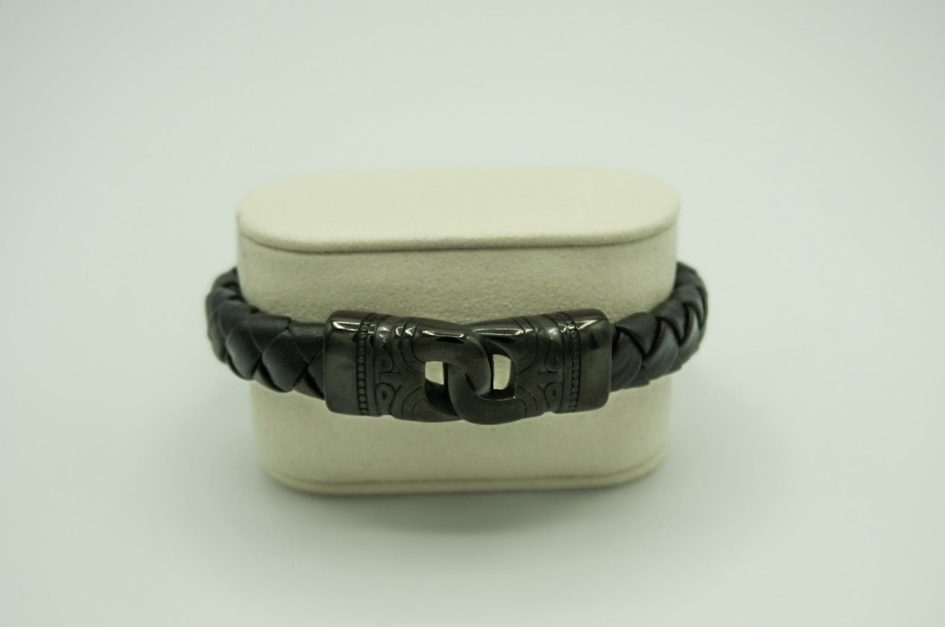 Interlock Leather Bracelet