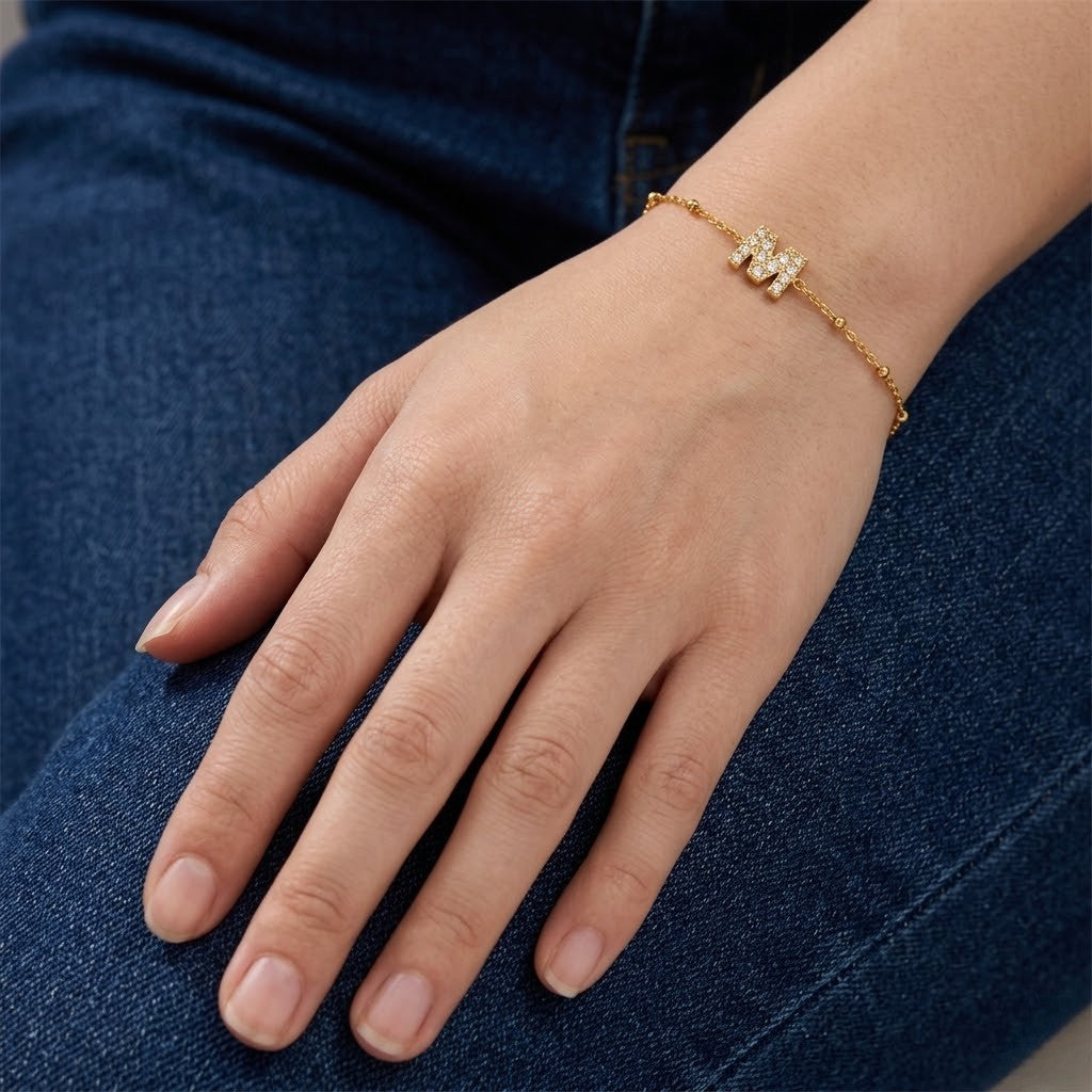 Satellite Chain Letter Bracelet