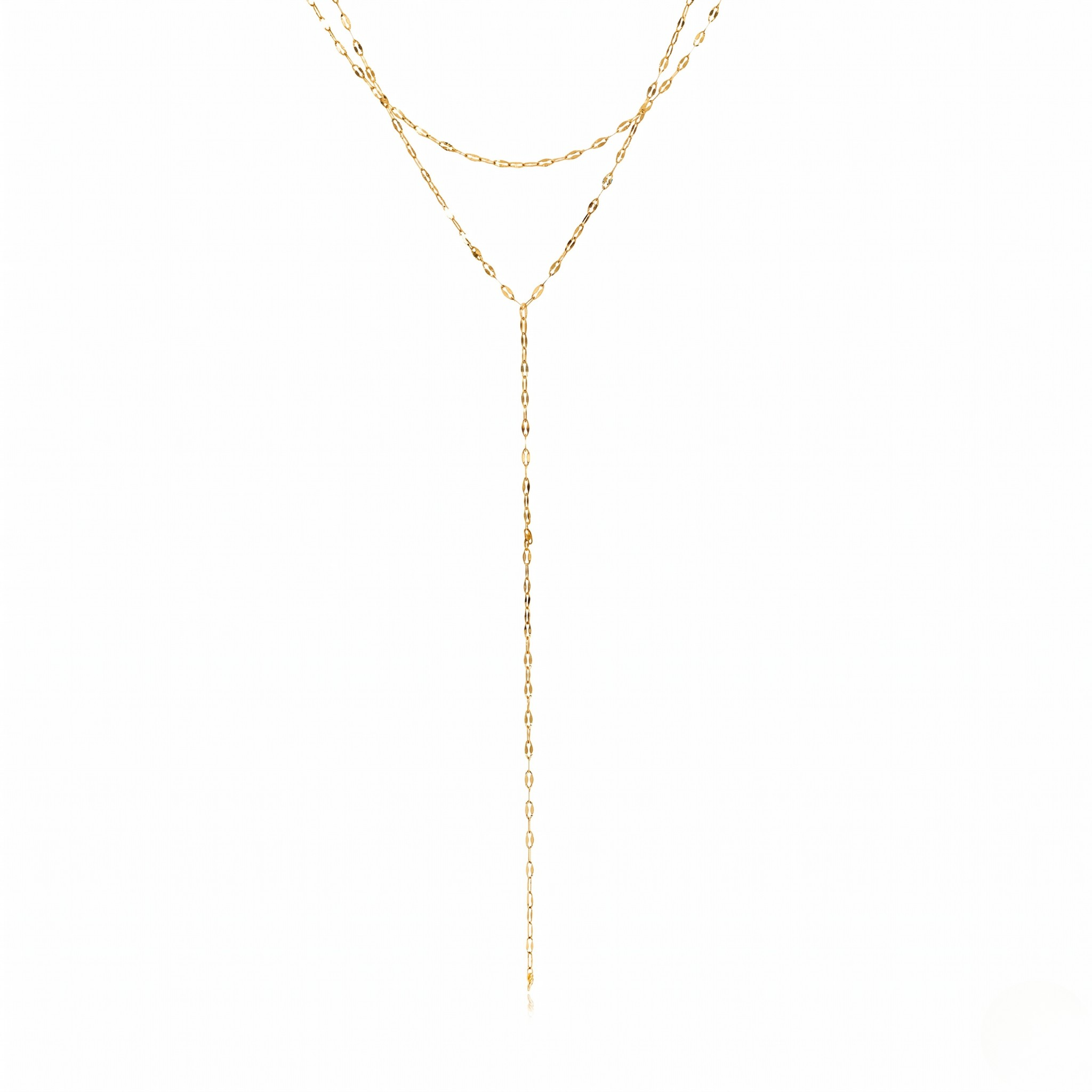 Gold link chain — Gold Y-Link Chain by J.Collins