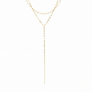 Gold link chain — Gold Y-Link Chain by J.Collins