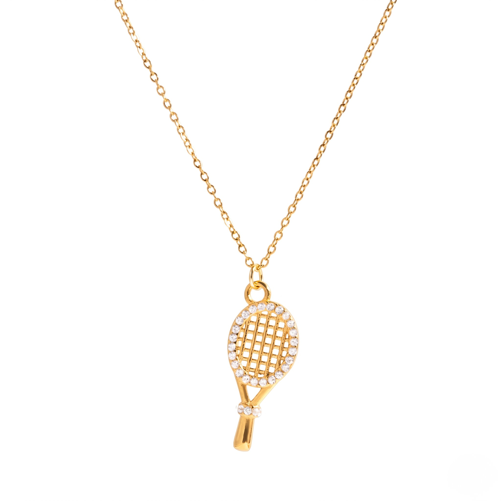 Tennis pendant — Tennis Racket Pendant by J.Collins