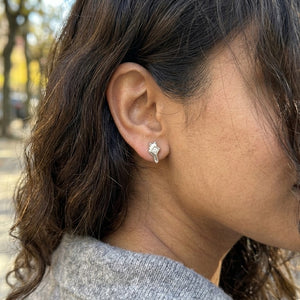 5mm 0.5ct Moissanite Star Earrings