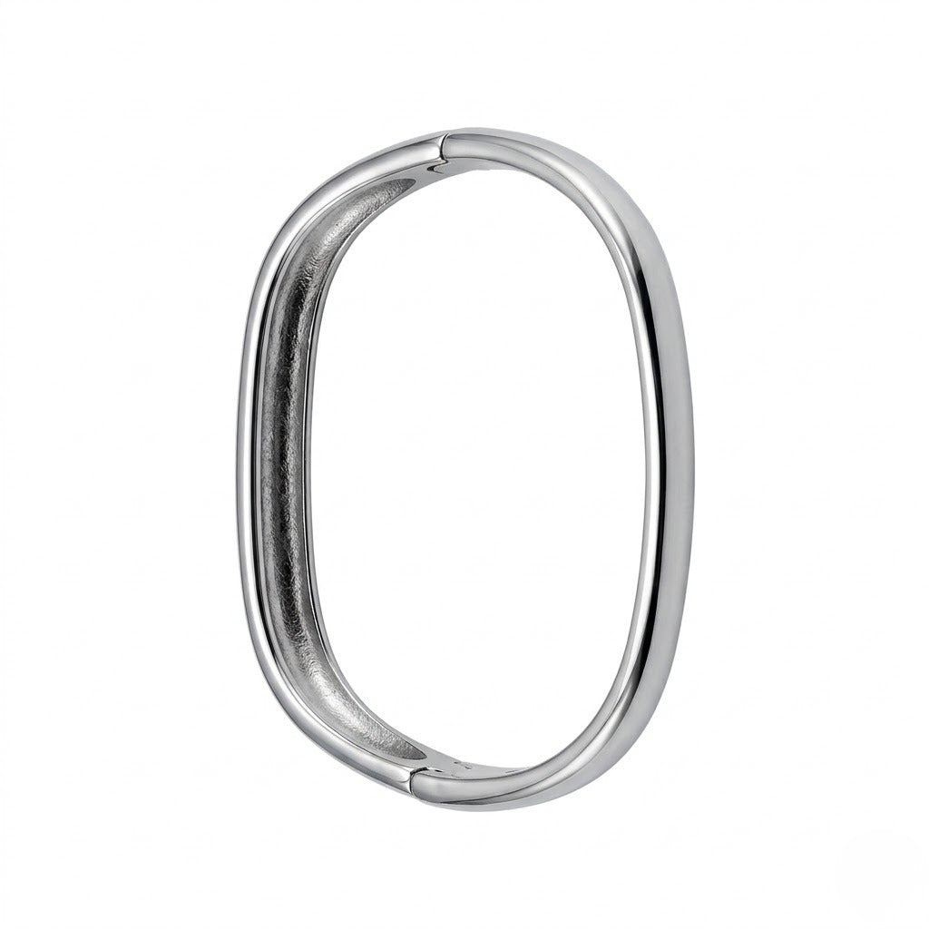 Oval Hinged Bangle Bracelet