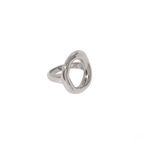 Hollow Oval Statement Ring