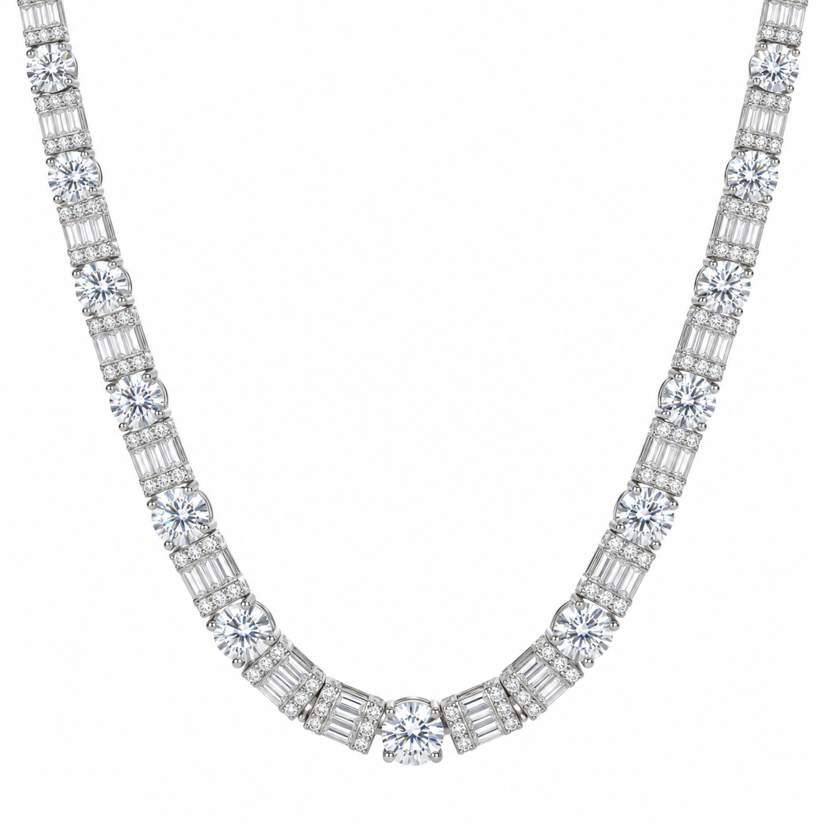 5mm Moissanite Legacy Radiance Tennis Necklace