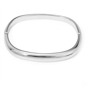 Oval Hinged Bangle Bracelet