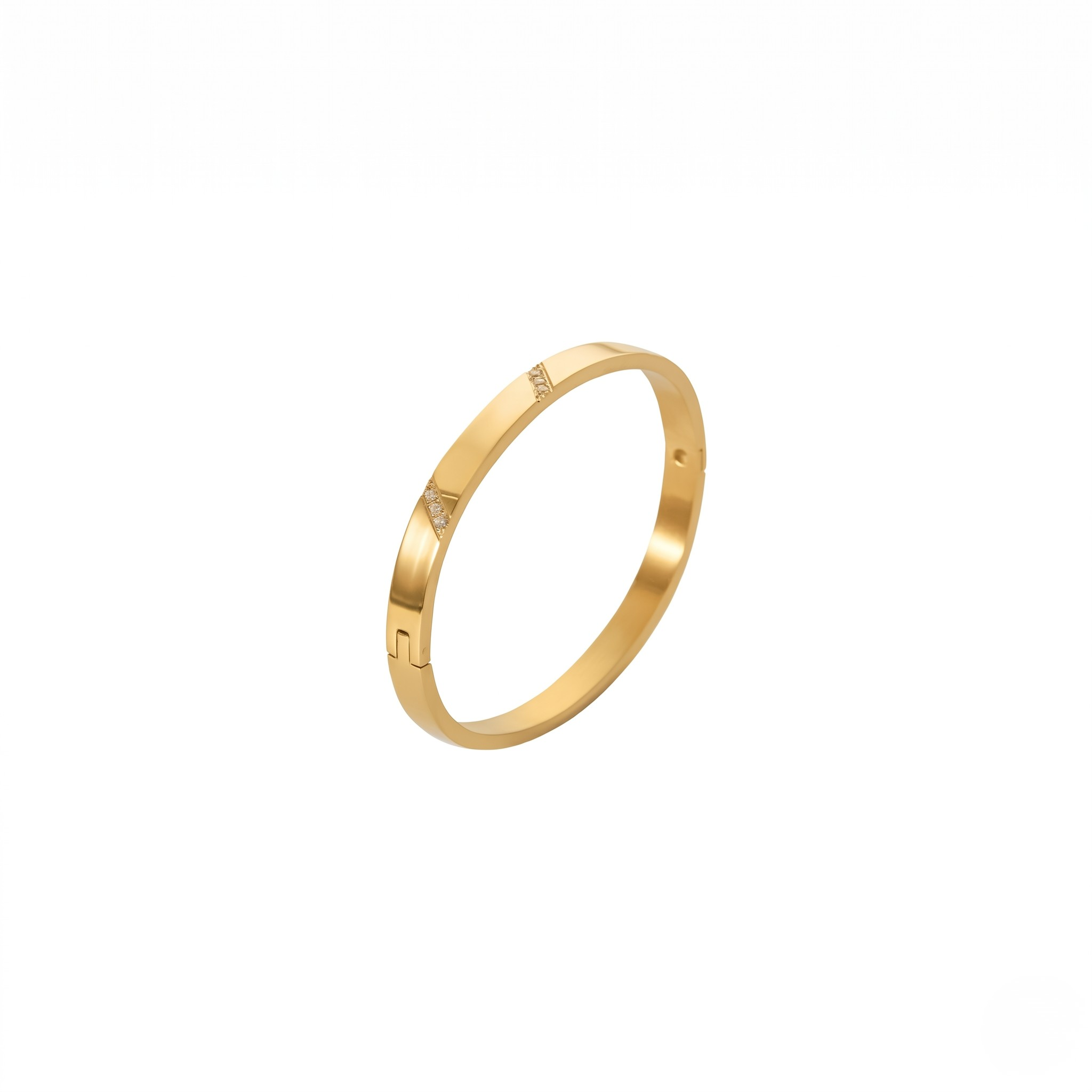 Cuff bracelet — Glinting Stone Cuff by J.Collins