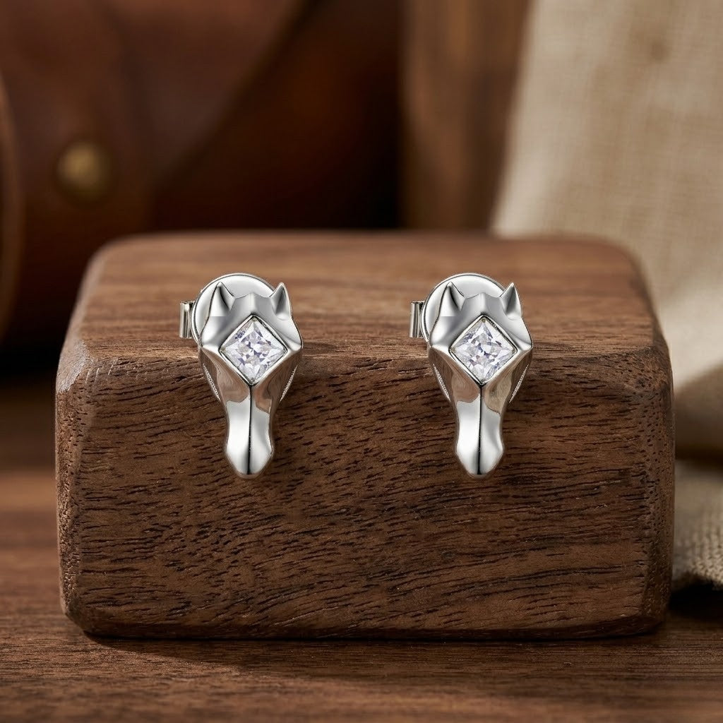 5mm 0.5ct Moissanite Star Earrings
