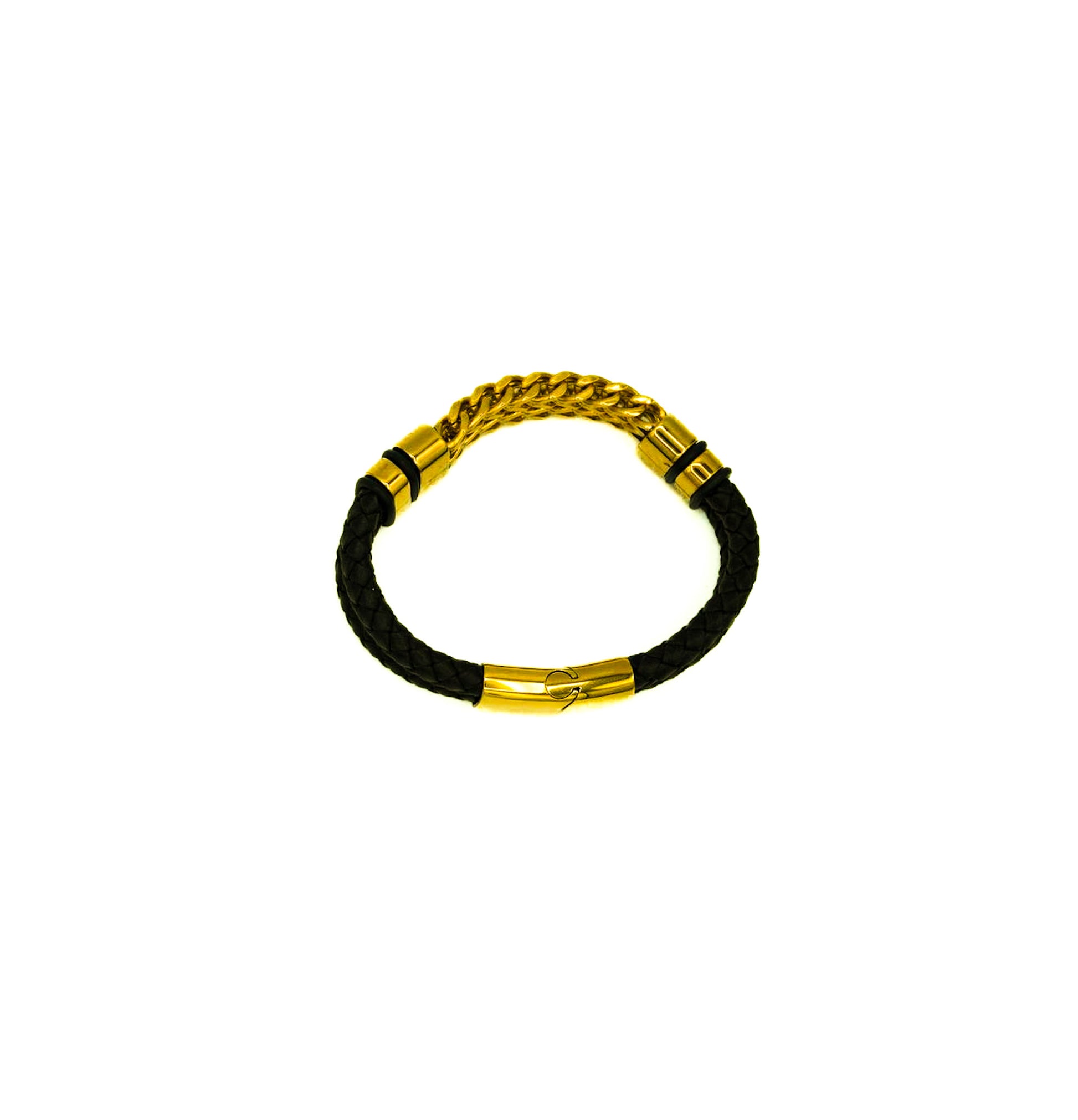 Vanguard Chain Leather Bracelet
