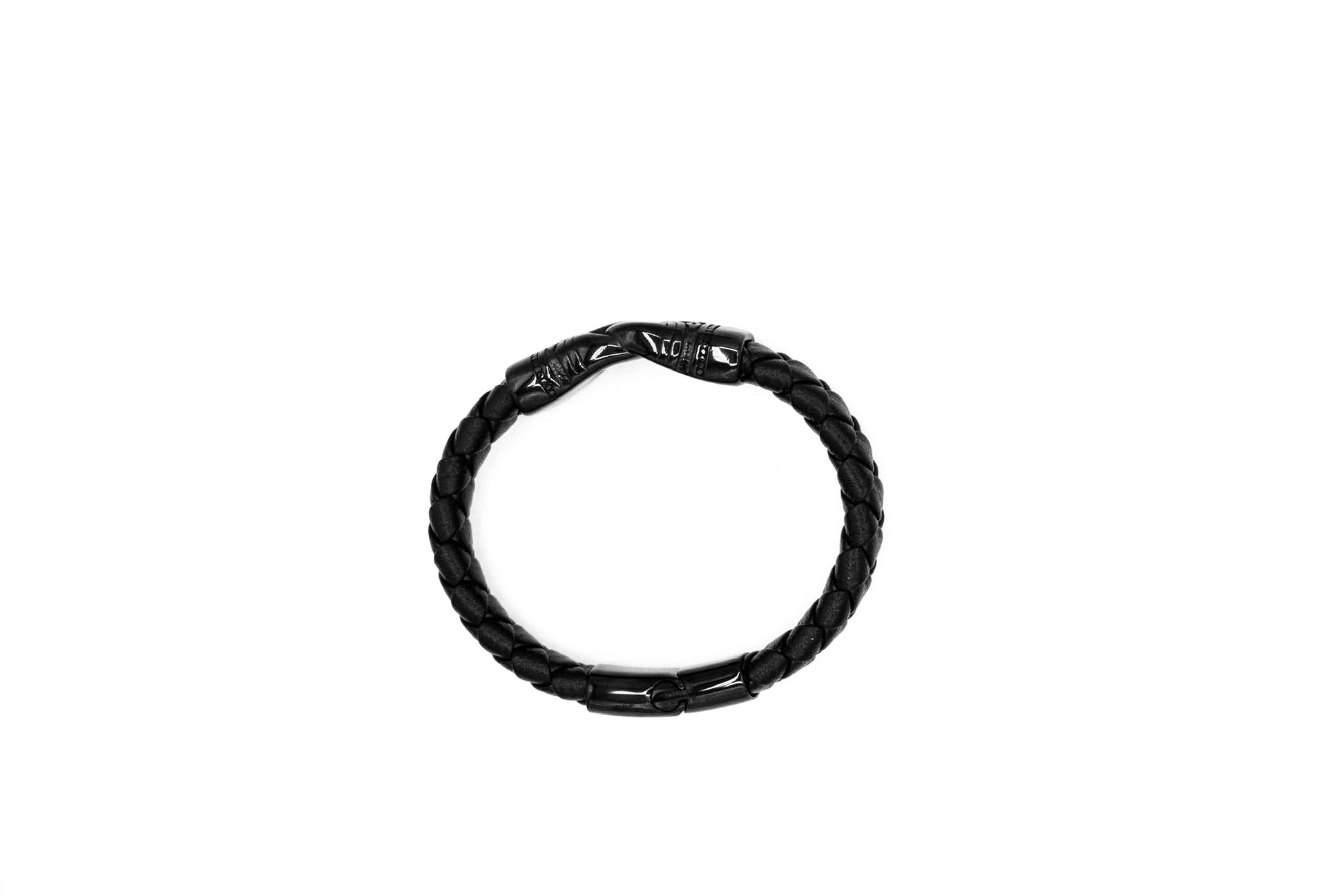Twist Clasp Leather Bracelet