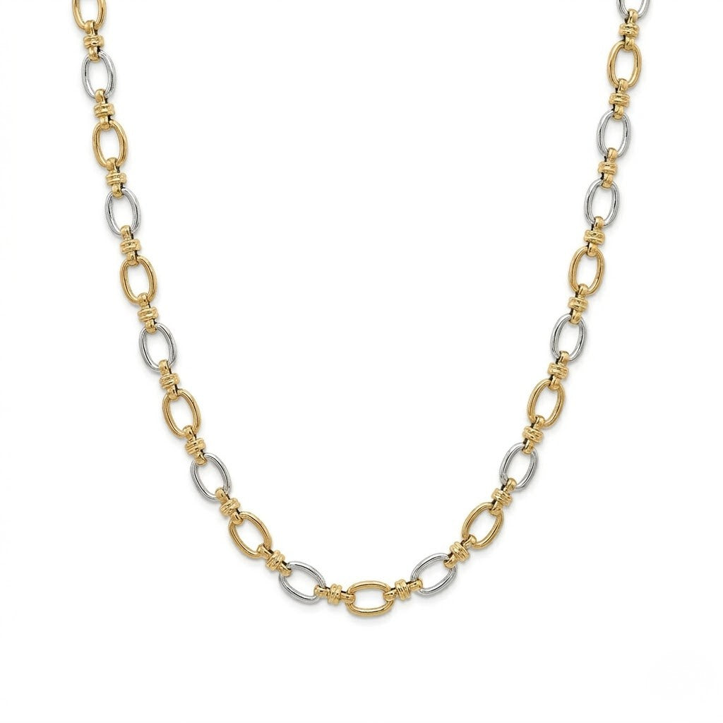 Italian Style Mixed-Metal Necklace