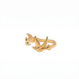 Gold ring — Foliage Gold Ring by J.Collins