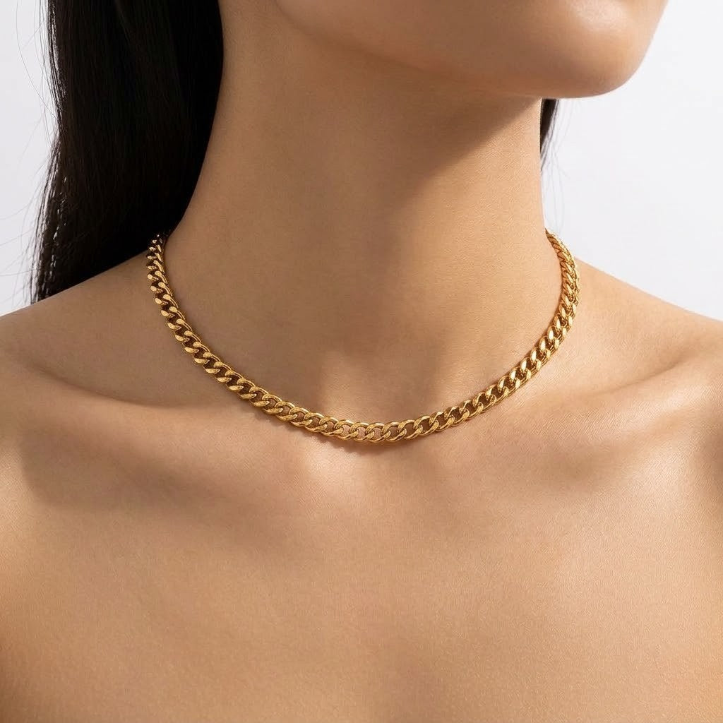 Charm Curb Chain Necklace