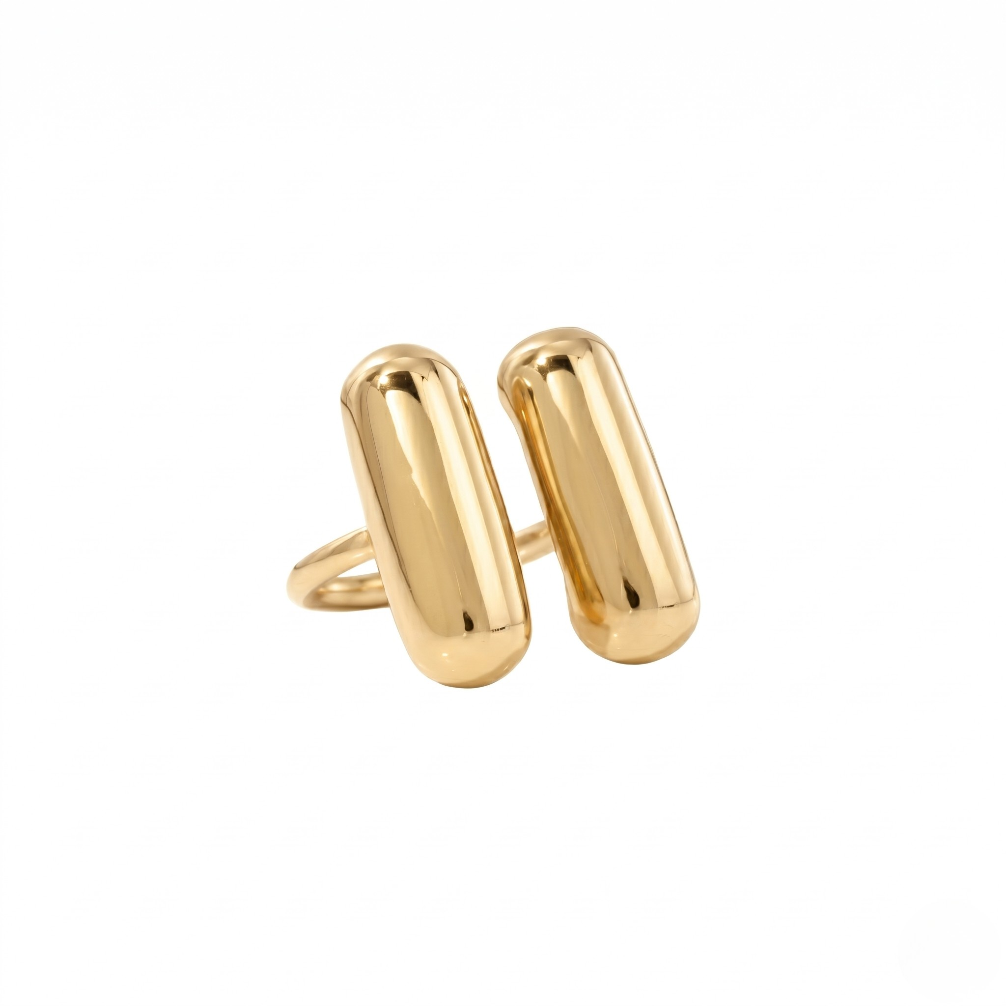 Gold ring — Twin Bar Ring (Gold) by J.Collins