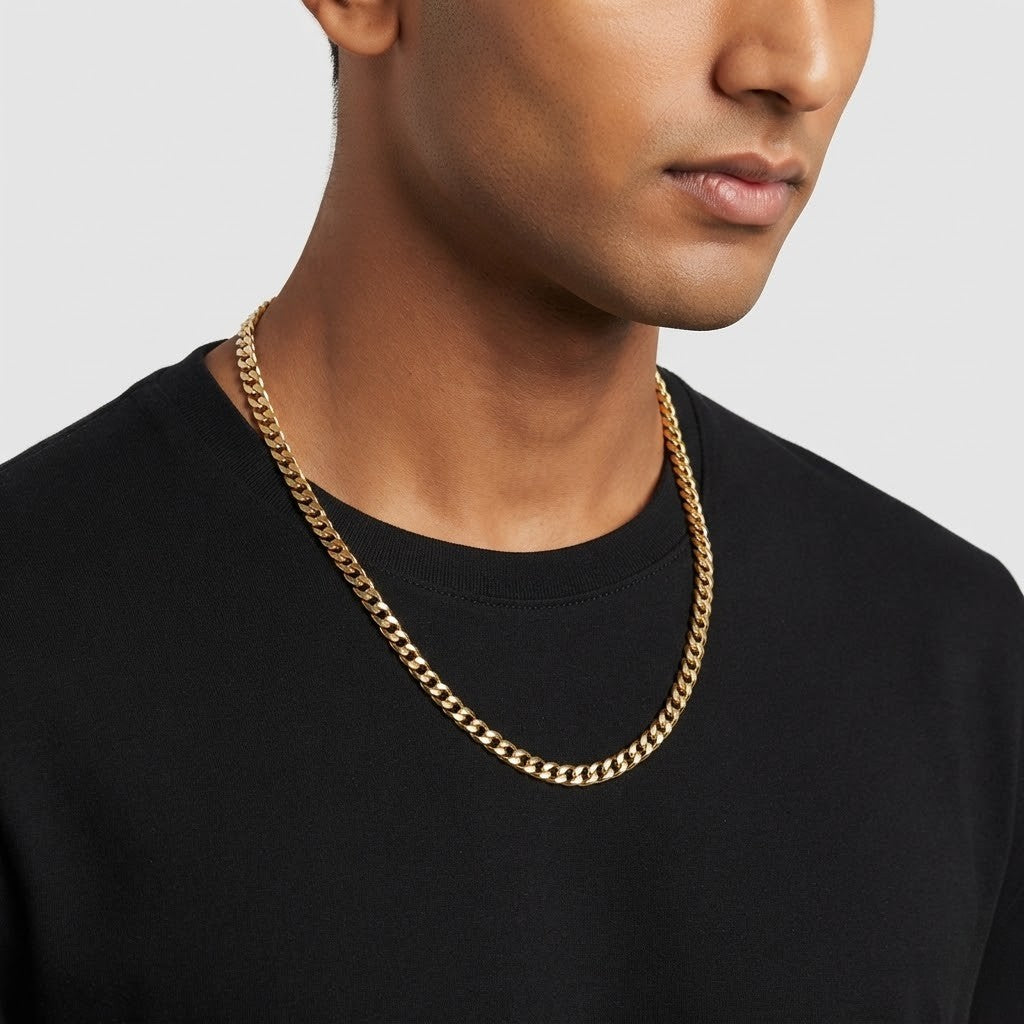 Cuban Chain 5mm (Gold)