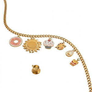 Charm Curb Chain Necklace