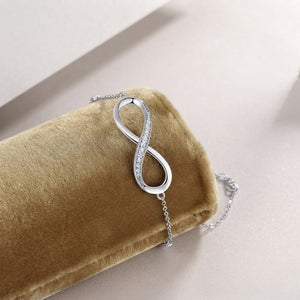 Infinity Moissanite Link VVS Bracelet
