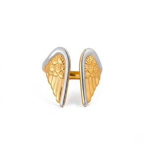 Sculpted Feather Wrap Ring