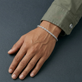 Essential Rope Bracelet 4mm (Silver)