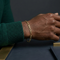 Figaro Bracelet 4mm (Gold)