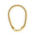 Signature Franco Bracelet 3mm (Gold)