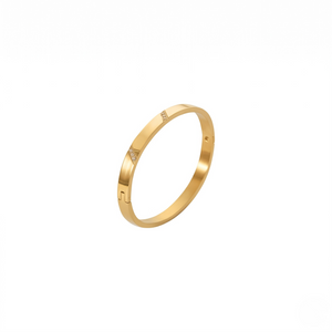Bangle bracelet — Glinting Stone Cuff by J.Collins