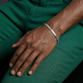 Herringbone Bracelet 5mm (Silver)