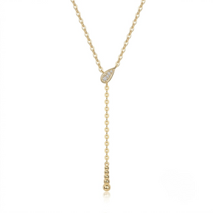 Chic Lariat Drop Necklace