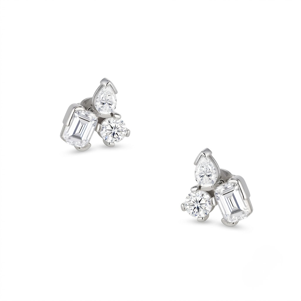 Trio Cluster Stud