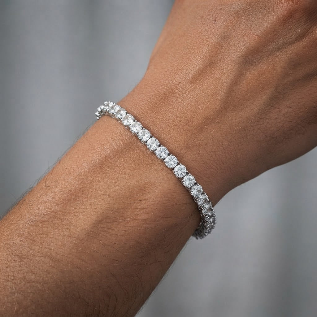 Tennis Bracelet 5mm (Silver)