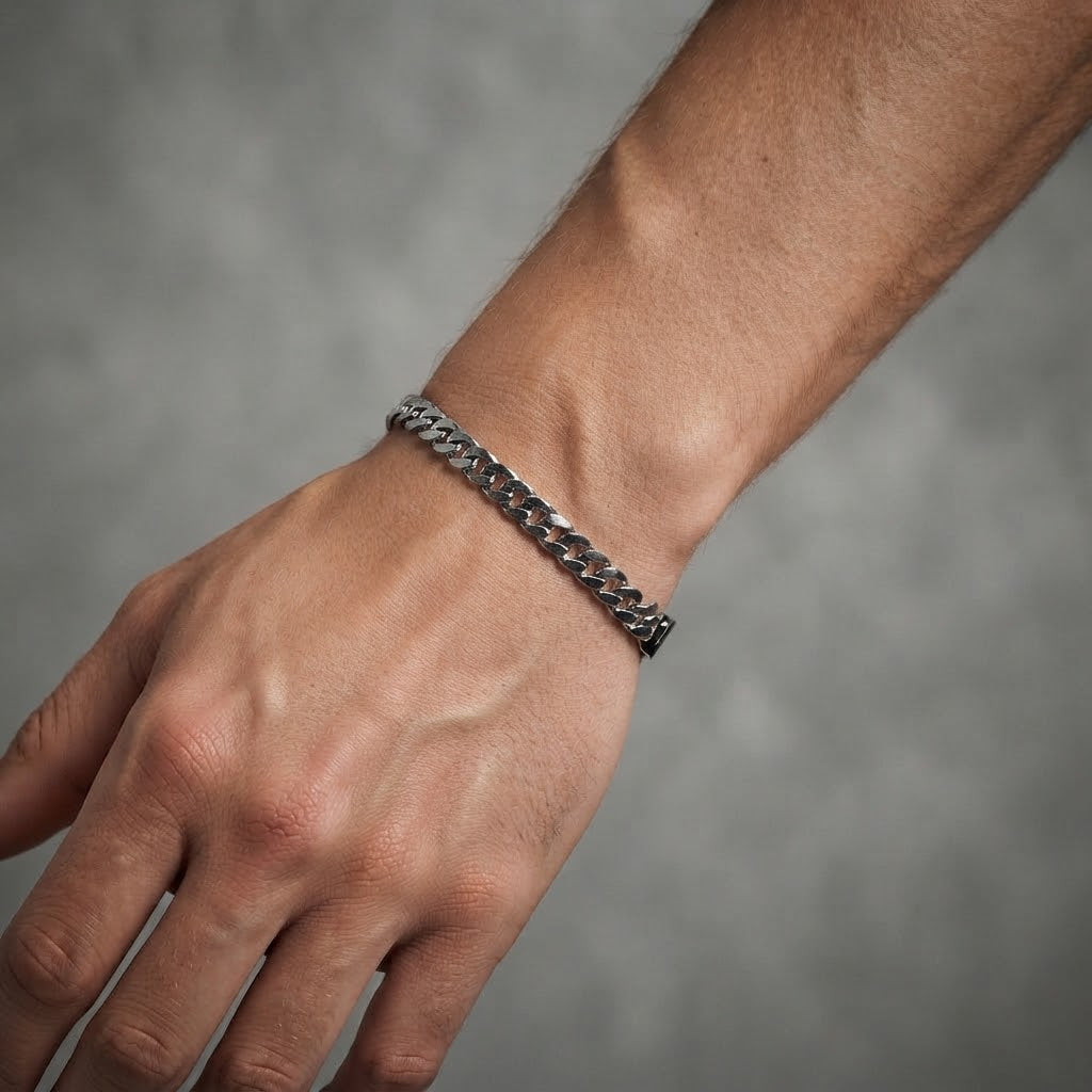 Franco Bracelet 3mm (Silver)