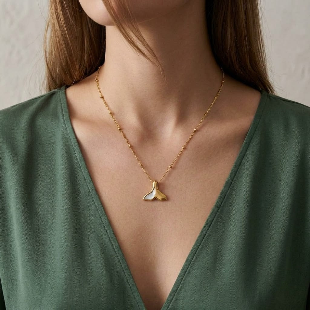 Coastal Tail Fin Necklace