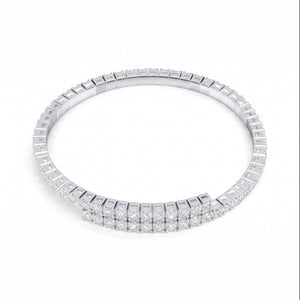Round Cut Moissanite Tennis Bracelet